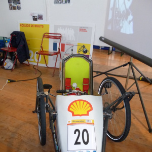 Ce prototype a concouru à un Eco Marathon avec des écoles d ingénieurs
